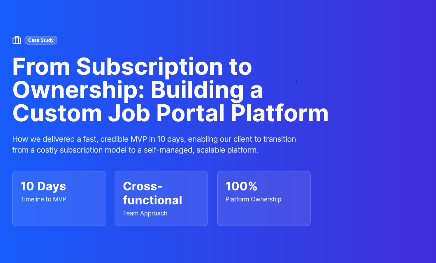 Job Portal | Delivered in 10 Days